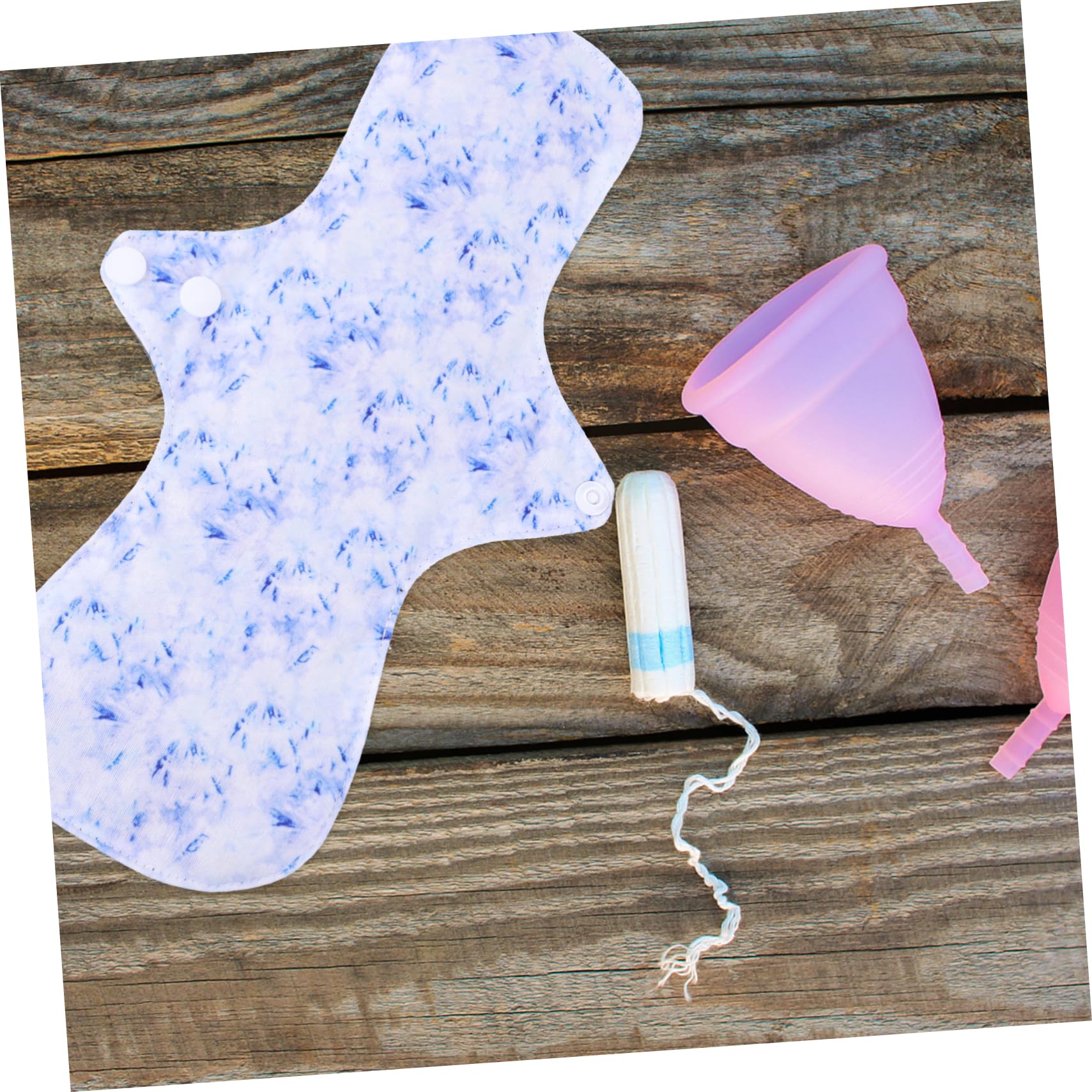 Anneome 6 Compresas Reutilizables para Mujeres Material Pul y Fibra, Buena Transpirabilidad, Tamaño Grande para Uso Diario y Postparto Color Aleatorio