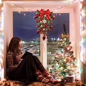 壁に飾るクリスマスツリーガーランド　ウォールツリー　スワッグ　クリスマスリース 送料無料】ウォール ツリー 壁掛け クリスマスツリー クリスマス