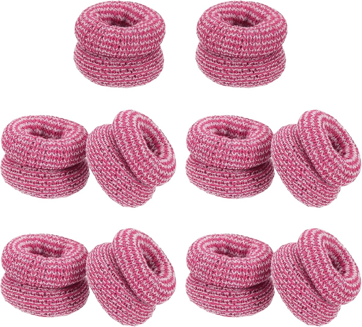 PATIKIL 10 PCS Cotton Finger Bandages Tip, 32 x 1.5 cm First Aid Finger Bandages Protectors for Cuts Sprains Swelling Garden Kitchen Sculpture, Rose Red