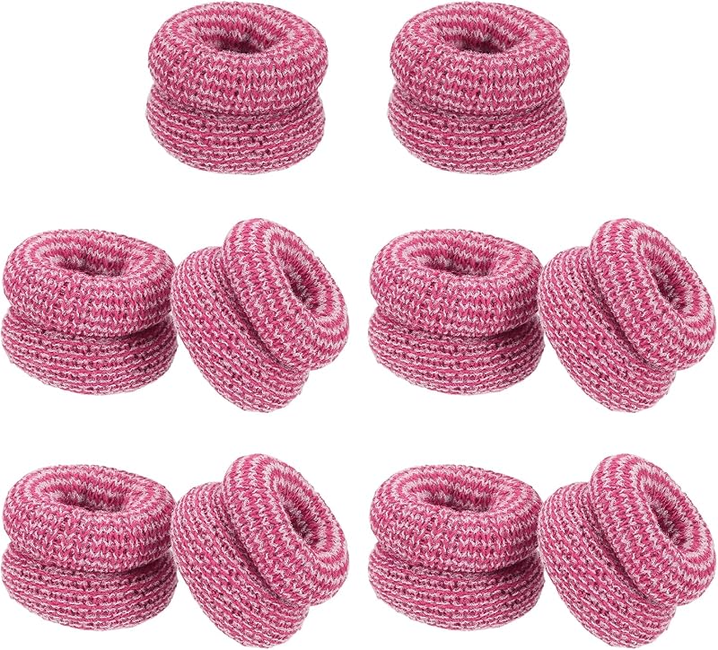 PATIKIL 10 PCS Cotton Finger Bandages Tip, 32 x 1.5 cm First Aid Finger Bandages Protectors for Cuts Sprains Swelling Garden Kitchen Sculpture, Rose Red