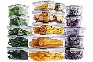 Budget-Friendly Meal Prep Essential: 32-Piece Cheap Storage Containers Set