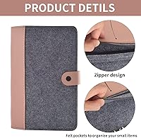 Vista 4 de Estuche circular de agujas de tejer de 10 x 7 pulgadas para guardar agujas de tejer (no incluye accesorios)