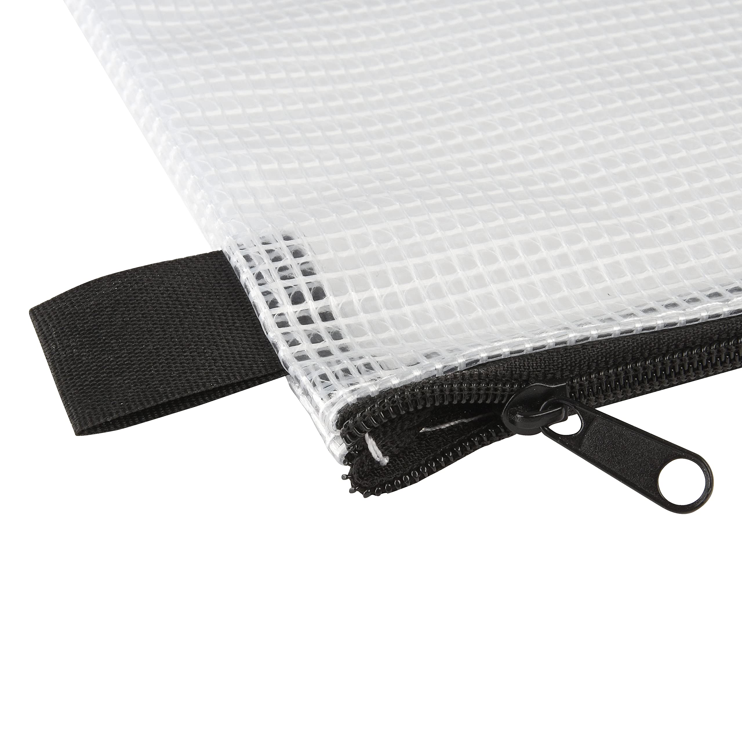 12 Bustine Impermeabili A3+ Tuff Bag – Trasparenti Con Zip – Per Scuola E Archiviazione – Colori Assortiti
