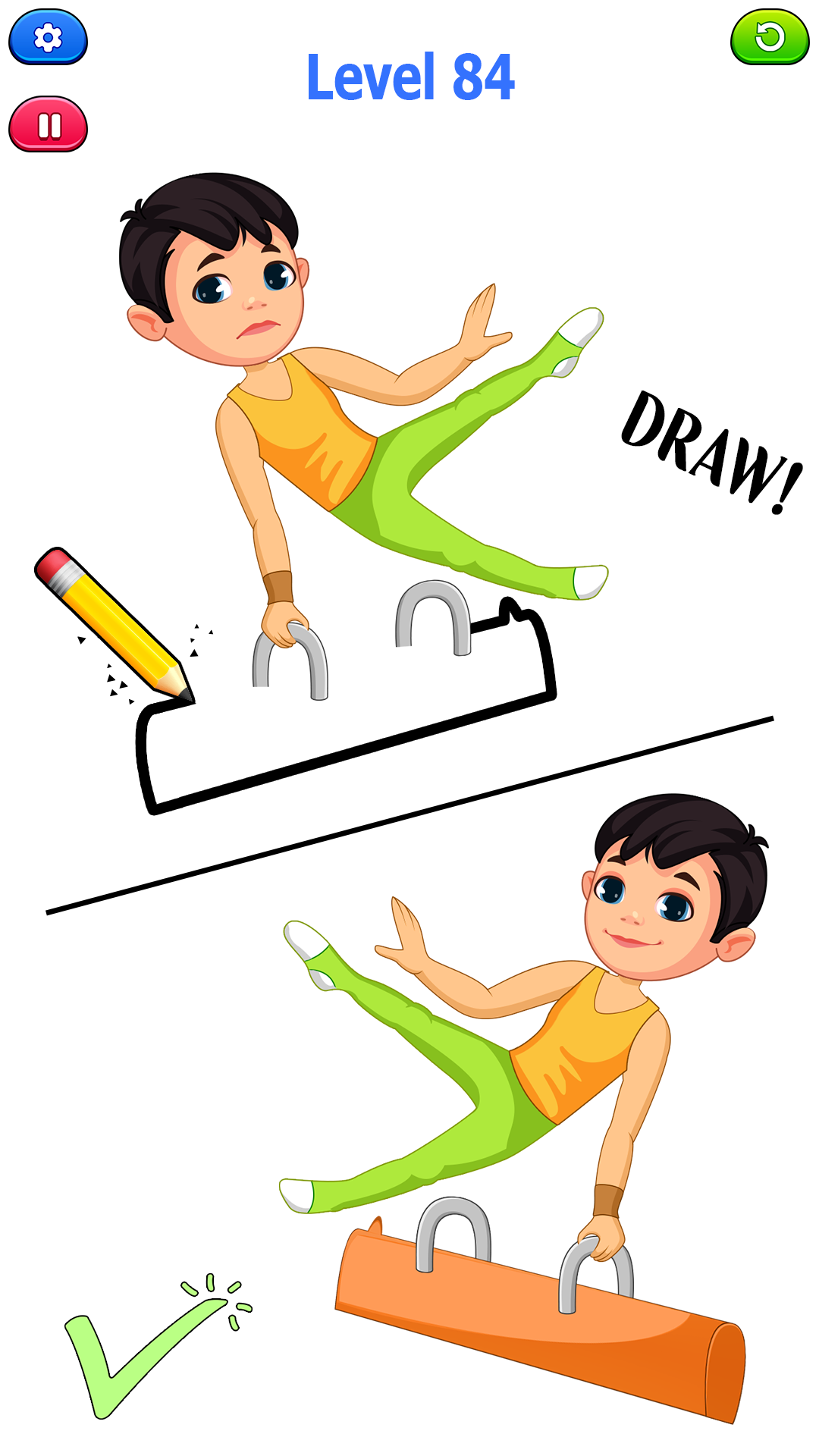 Draw one part puzzle story draw it free game 2023 fun new drawing