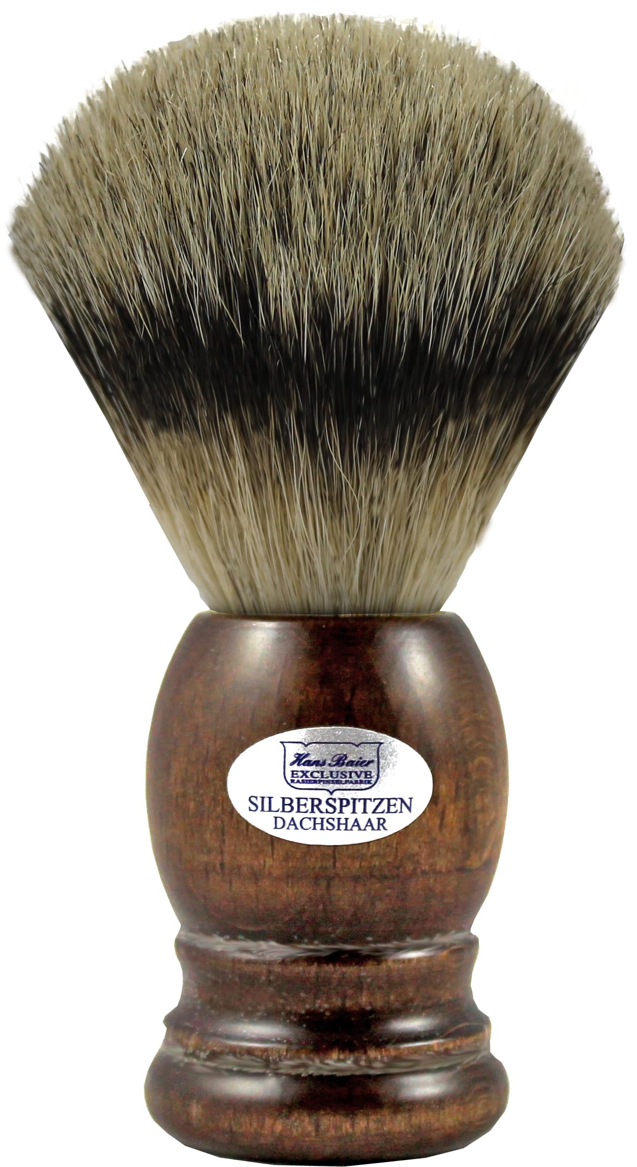 Hans Baier Exclusive Pennello da barba in faggio tinto scuro