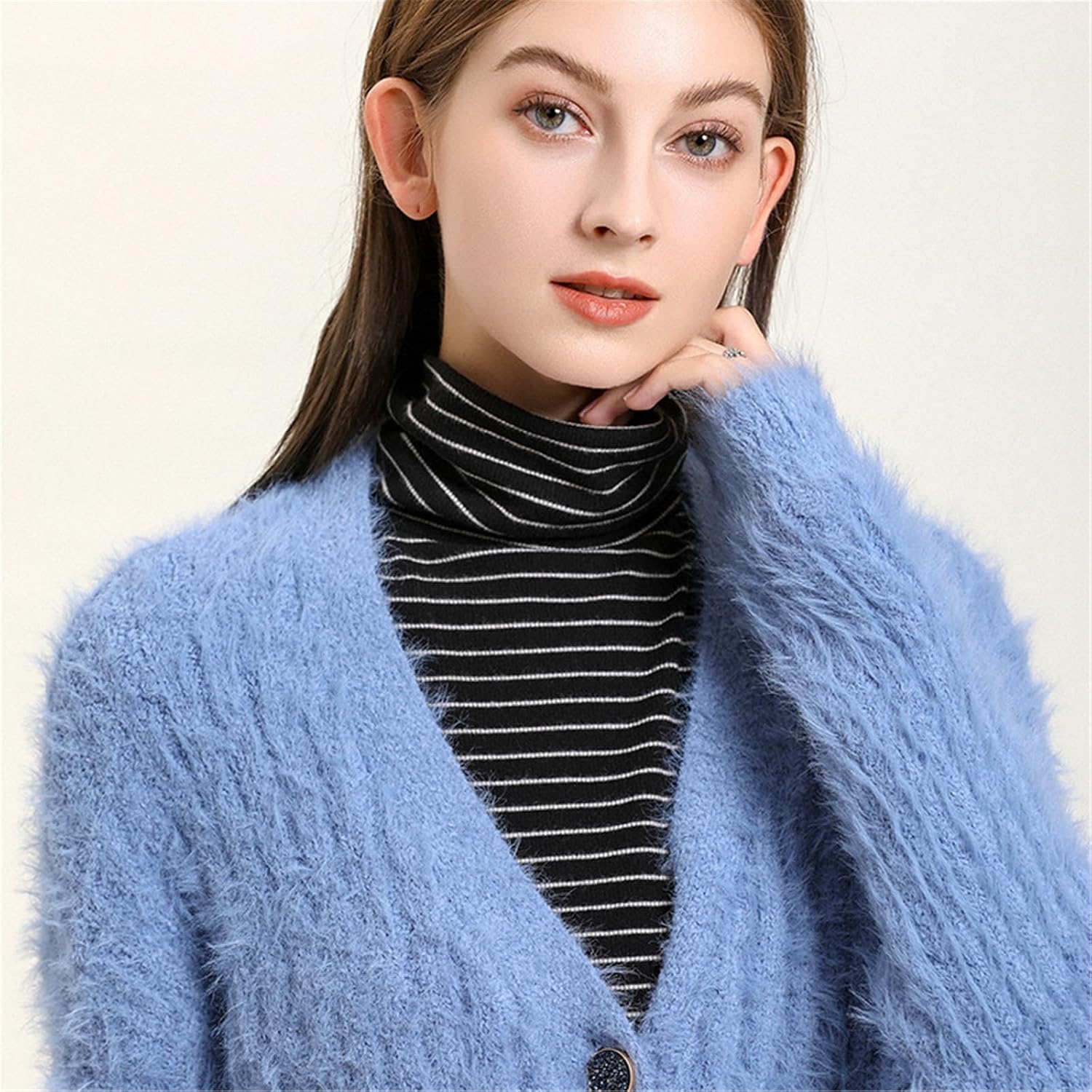 Elegant Detachable Collar Breathable Fabric Decorative Collar Fashion Neck Accessory for Women Sweater
