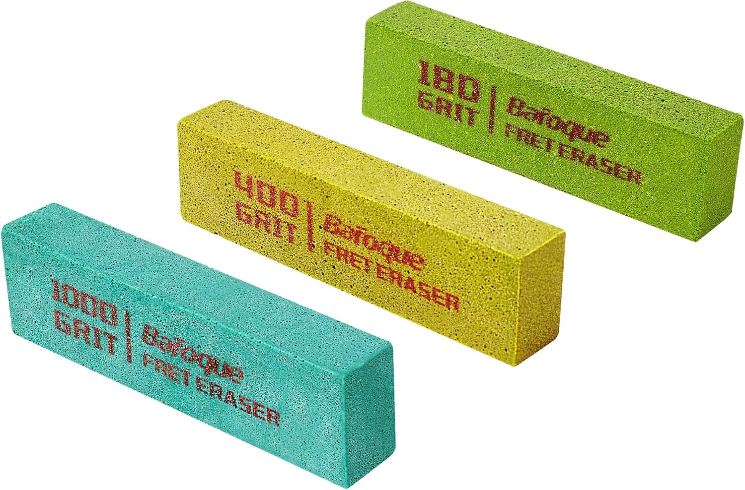Guitar Fret Erasers, Fret Polishing Abrasive Rubber Blocks