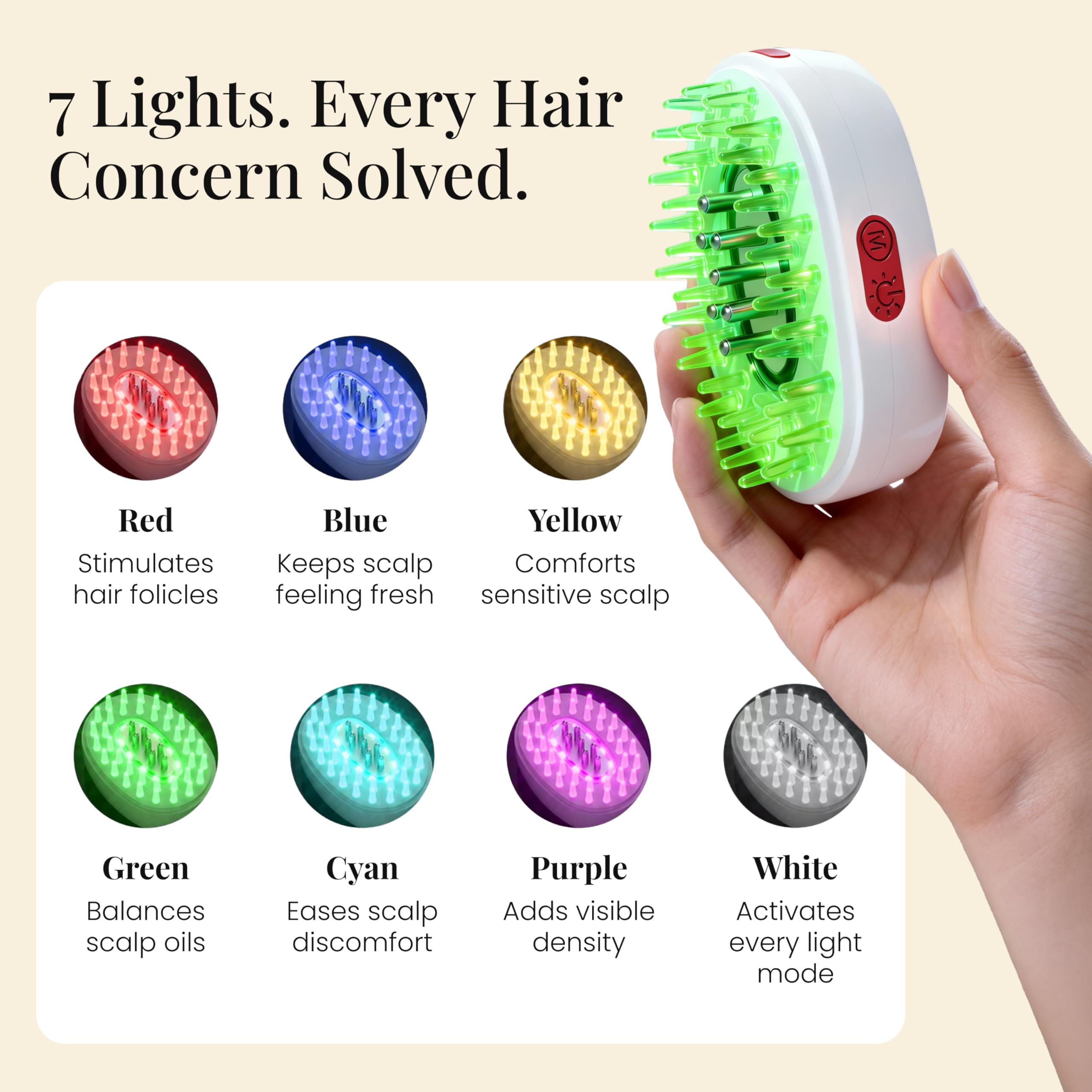 Cordless Scalp Massager with Serum Applicator
