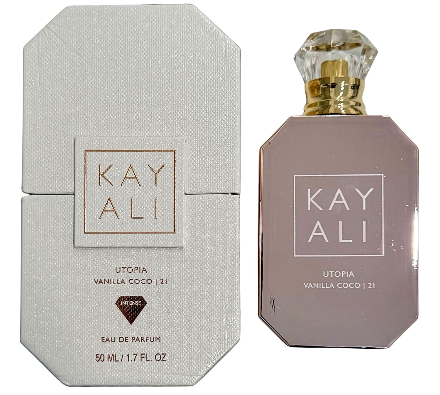 KAYALI Utopia Vanilla Coco | 21 Eau de Parfum 50ml – Warm Coconut & Vanilla Bourbon Intense Fragrance - Image 1 of 2