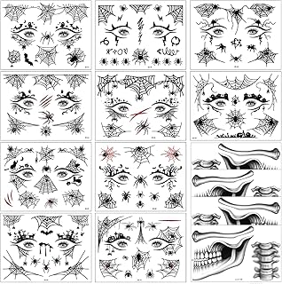 14 hojas de sombras de ojos para Halloween, t...