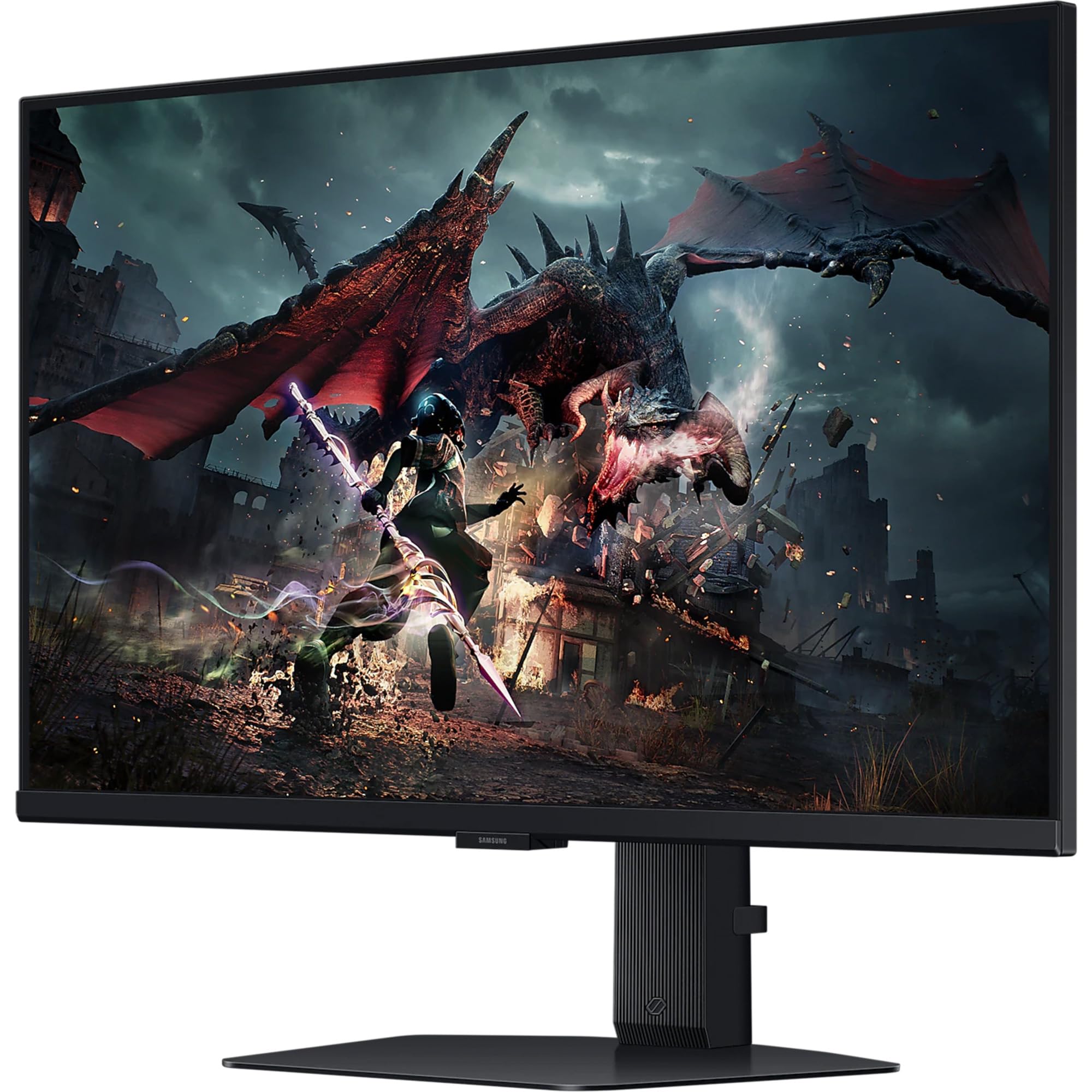 Samsung Odyssey G50D QHD - Monitor para Juegos (27", Panel rápido IPS 2560 x 1440 Pixeles AMD FreeSync Frecuencia de actualización 180 Hz Tiempo de Respuesta 1 ms (G/G)