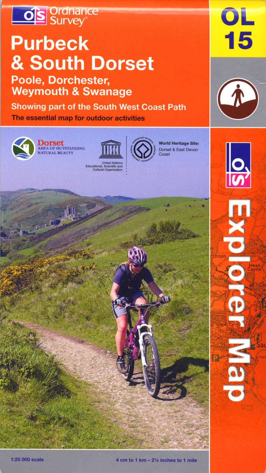 Purbeck and South Dorset, Poole, Dorchester, Weymouth & Swanage: Sheet OL15 (OS Explorer Map)