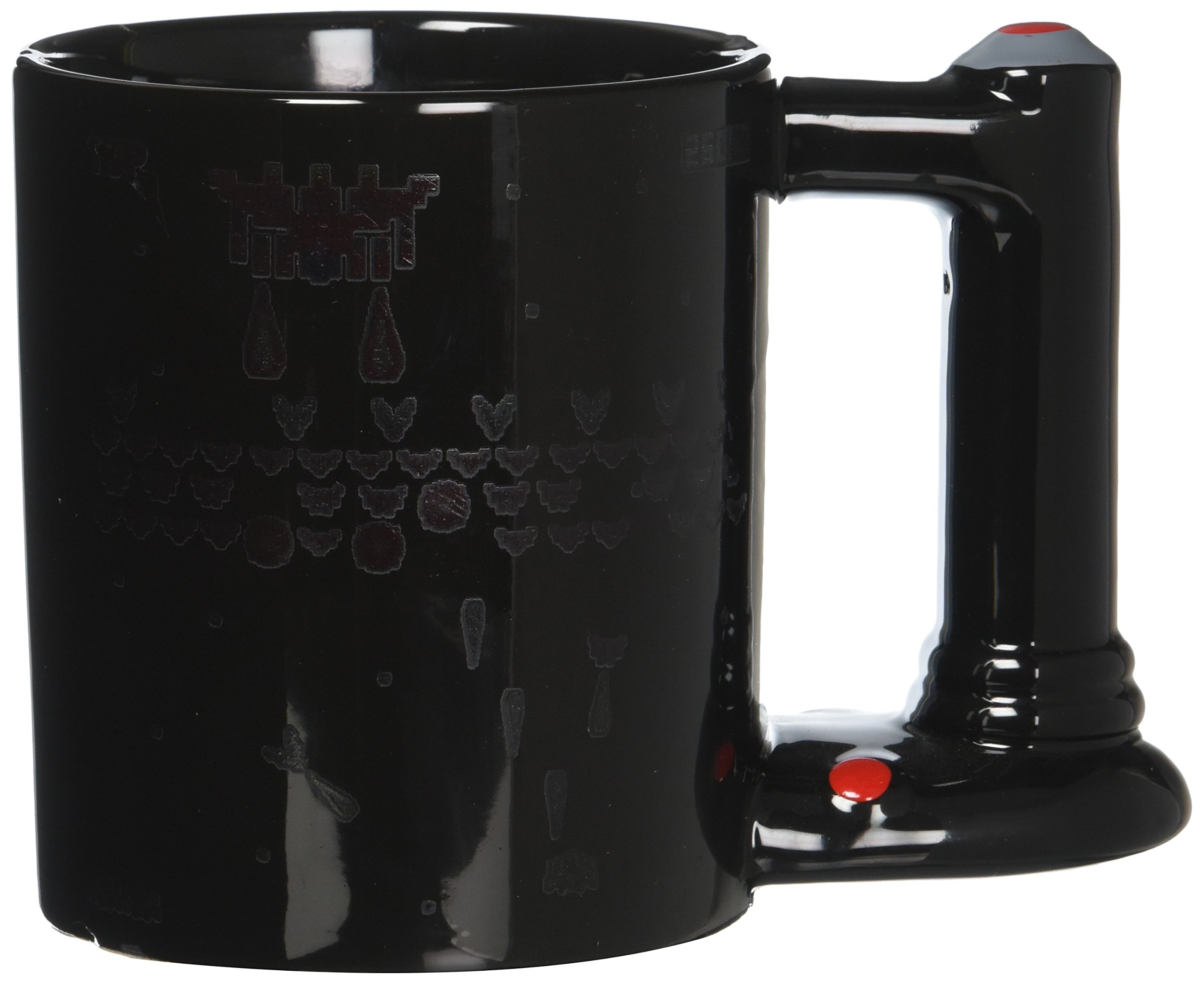 Thumbs Up Black Retro Arcade Mug,