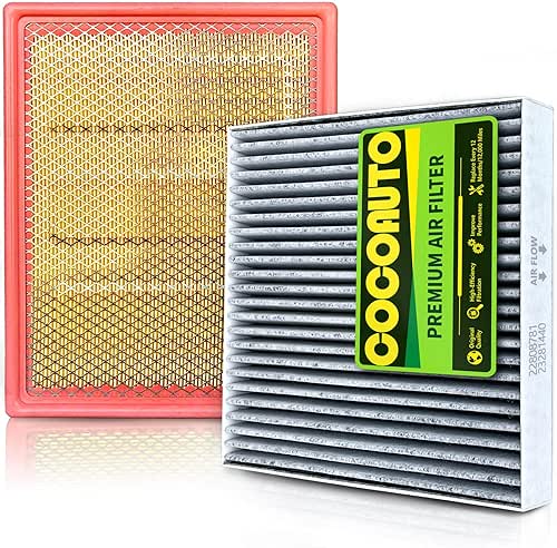 Cabin & Engine Air Filter Kit for Chevy Silverado 1500