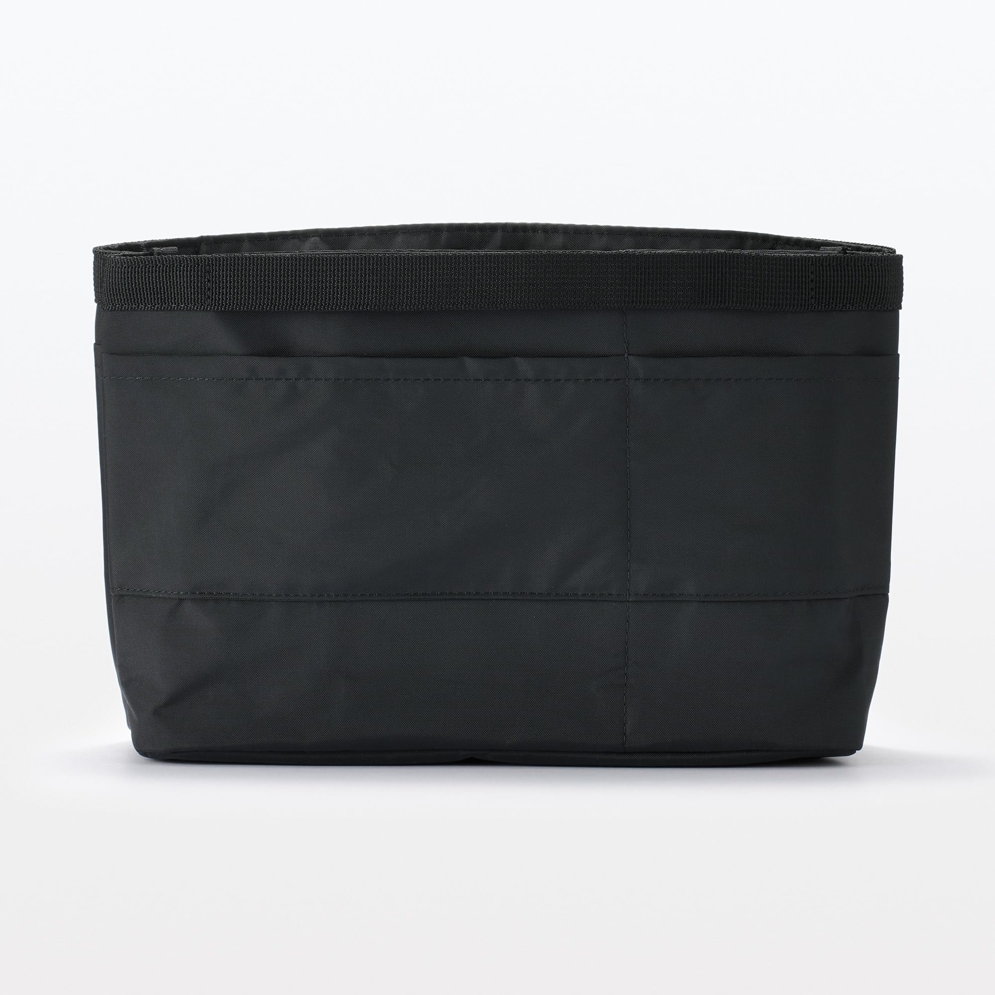 Amazon.co.jp: MUJI 無印良品 ナイロンバッグインバッグ ・黒 約27×11 