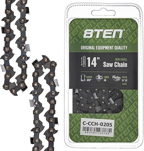 Vista 53 de 8TEN Cadena de motosierra para Husqvarna 254 455 340 351 353 350 55 455 Rancher Poulan Jonsered Echo 16 pulgadas .050 .325 66DL