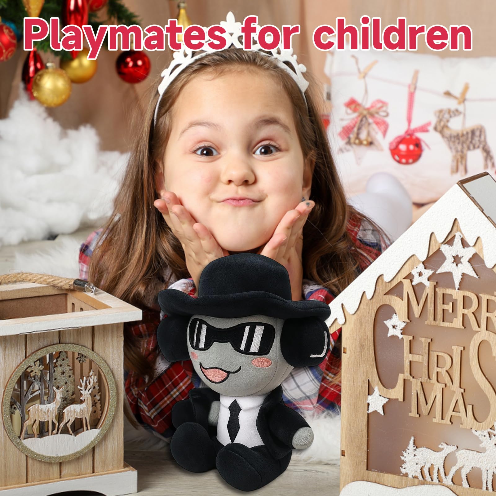 chance plush, Forsaken Plush Toy, Cute Roblox Plush for Collectors and Kids for birthdays Halloween, and Christmas - Image 4