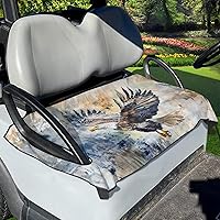 Vista 31 de Fundas de asiento de carrito de golf, lavables para carrito de golf, manta de toalla para carrito de golf, club, coche, fácil de instalar, funda