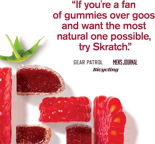 Miniatura 3 de SKRATCH LABS Raspberry Sport Energy Chews, 1.76 onzas