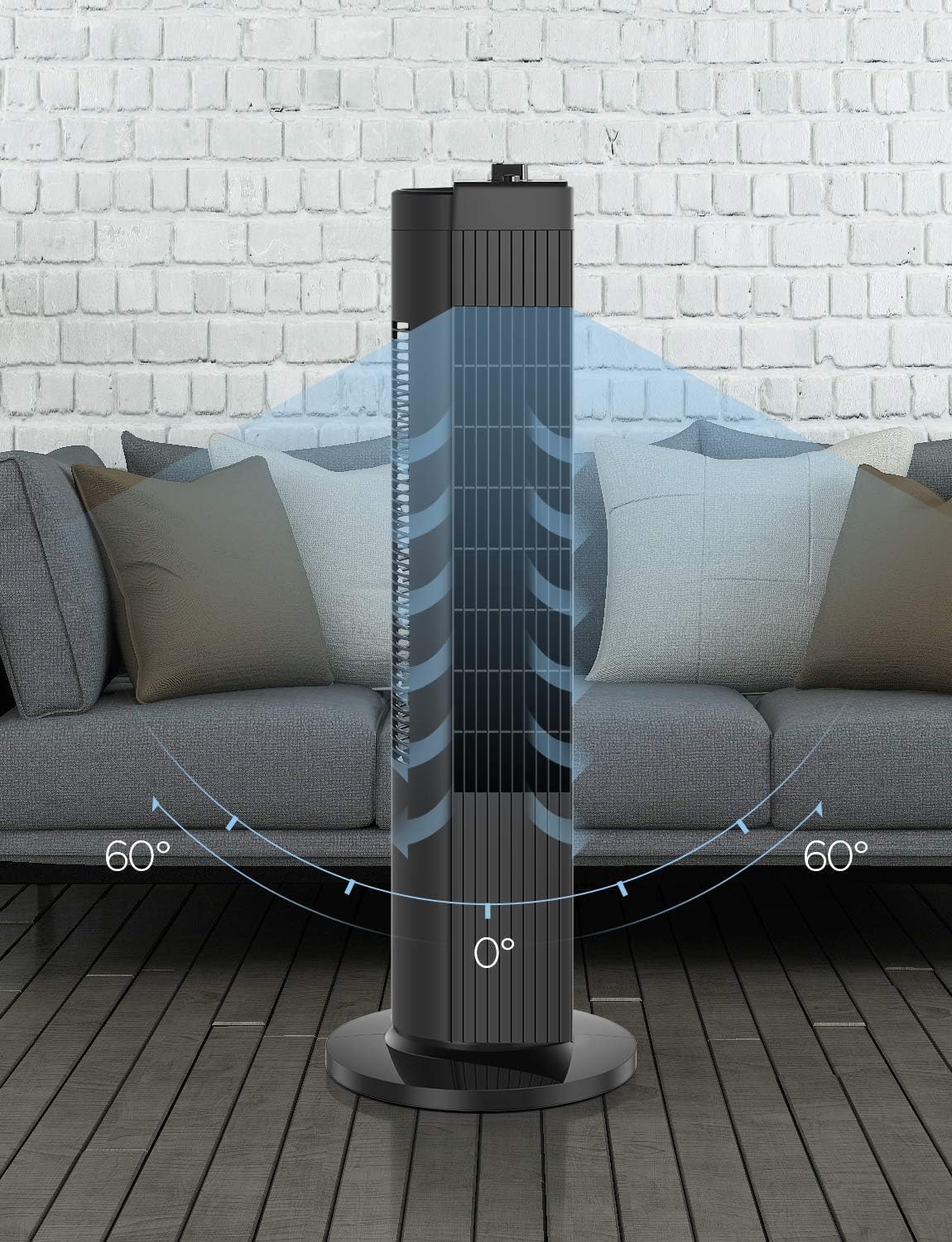 SOHLER Tower Fan Controls and Details