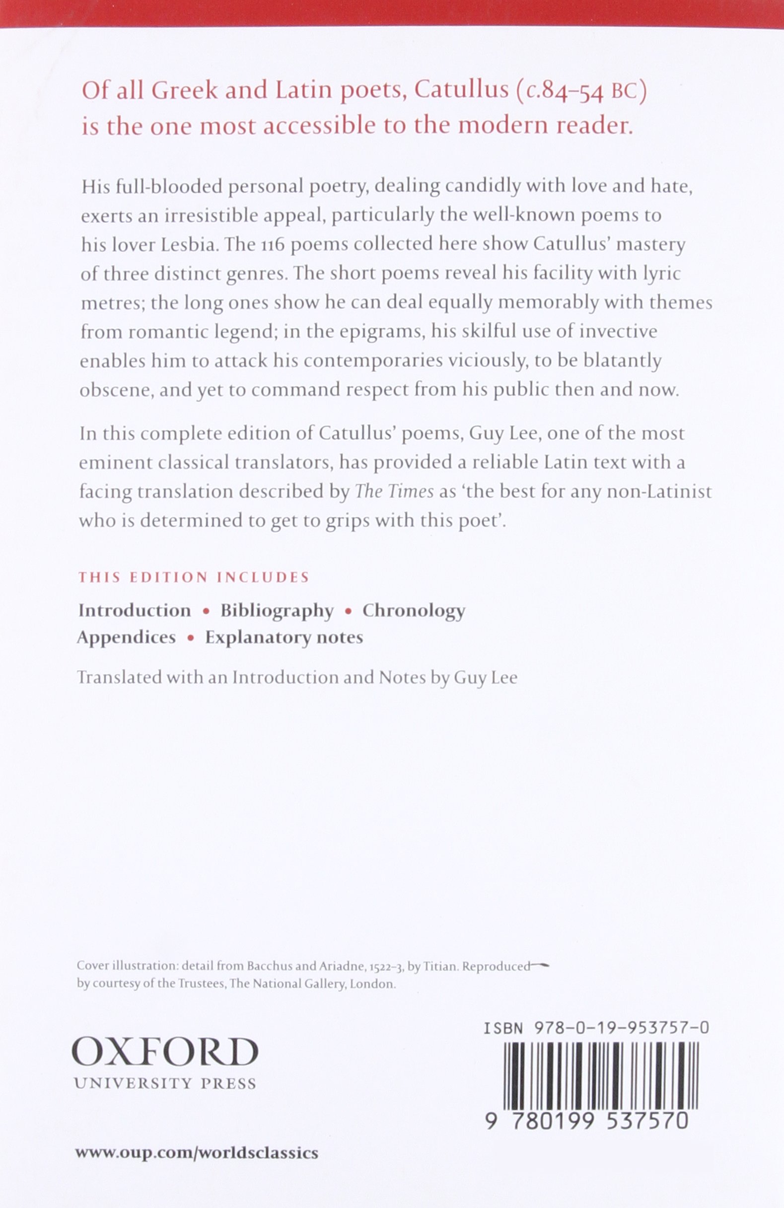 The Poems of Catullus