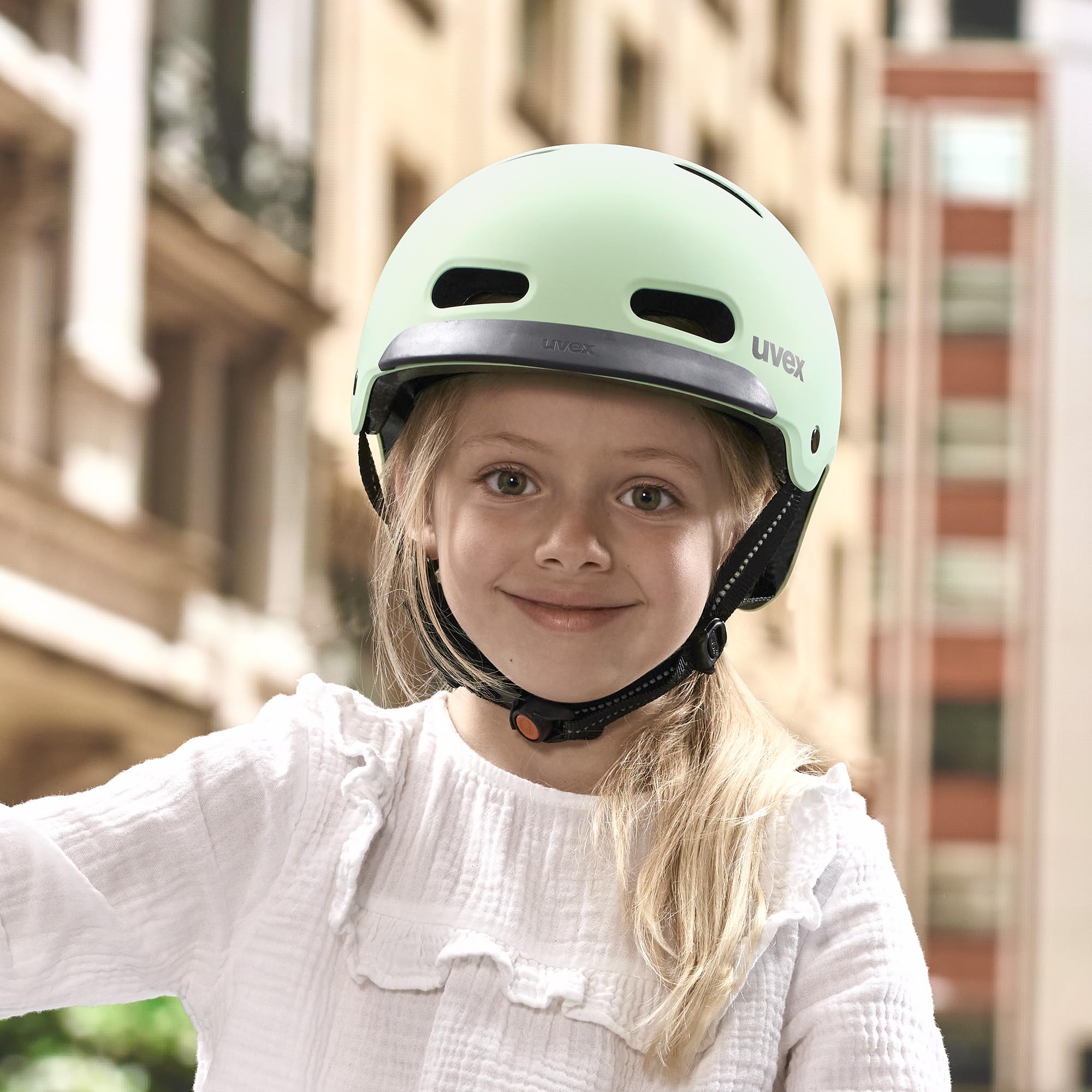uvex 4kidz - robuster Fahrradhelm für Kinder - individuelle Größenanpassung - waschbare Innenausstattung