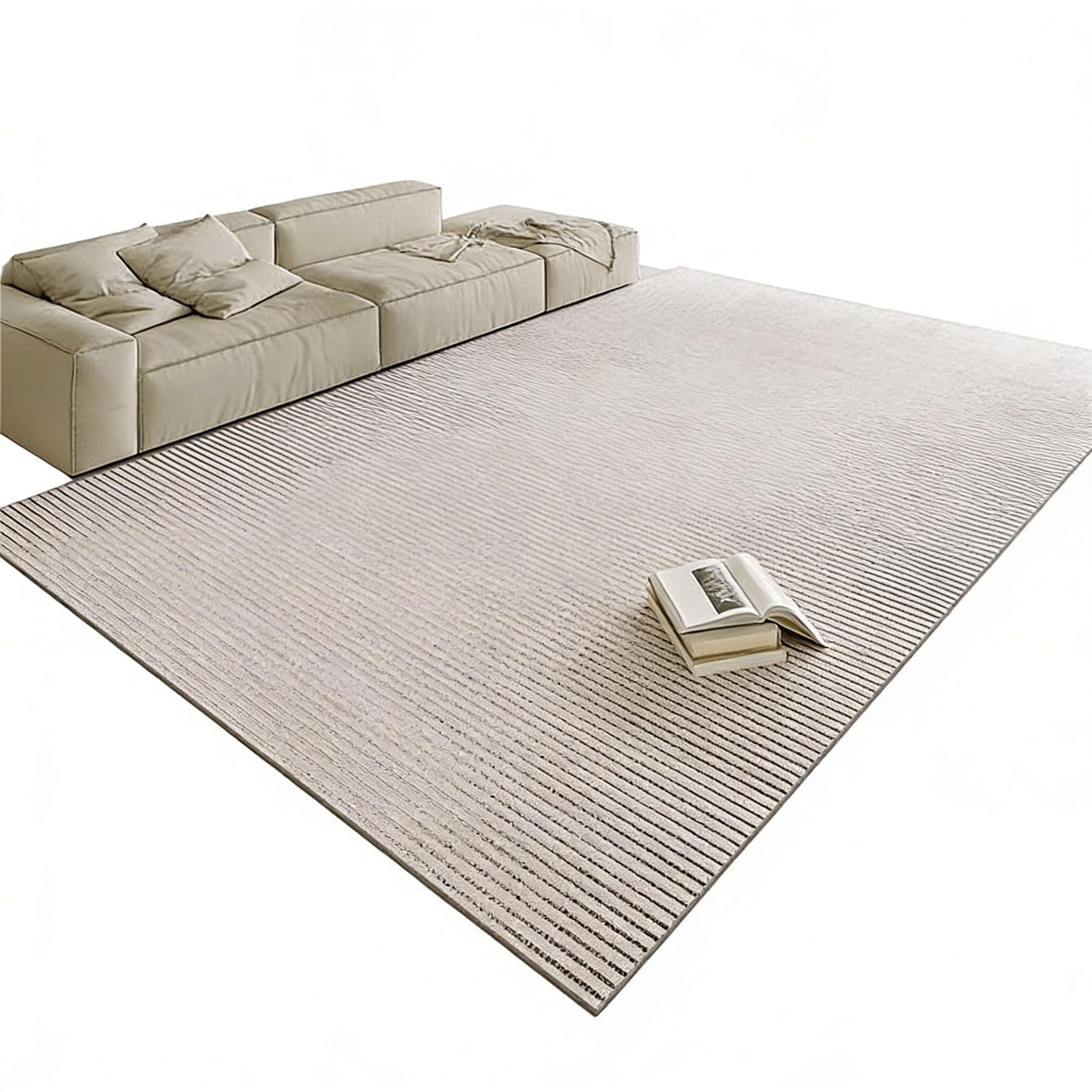 Tapis doux et pelucheux pour salon : le confort antidérapant et élégant de votre chambre