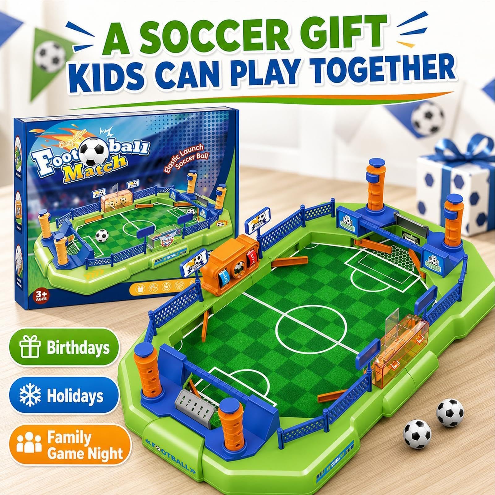 Calcio Balilla Mini Giochi 2 Giocatori Famiglia Desktop Sport
