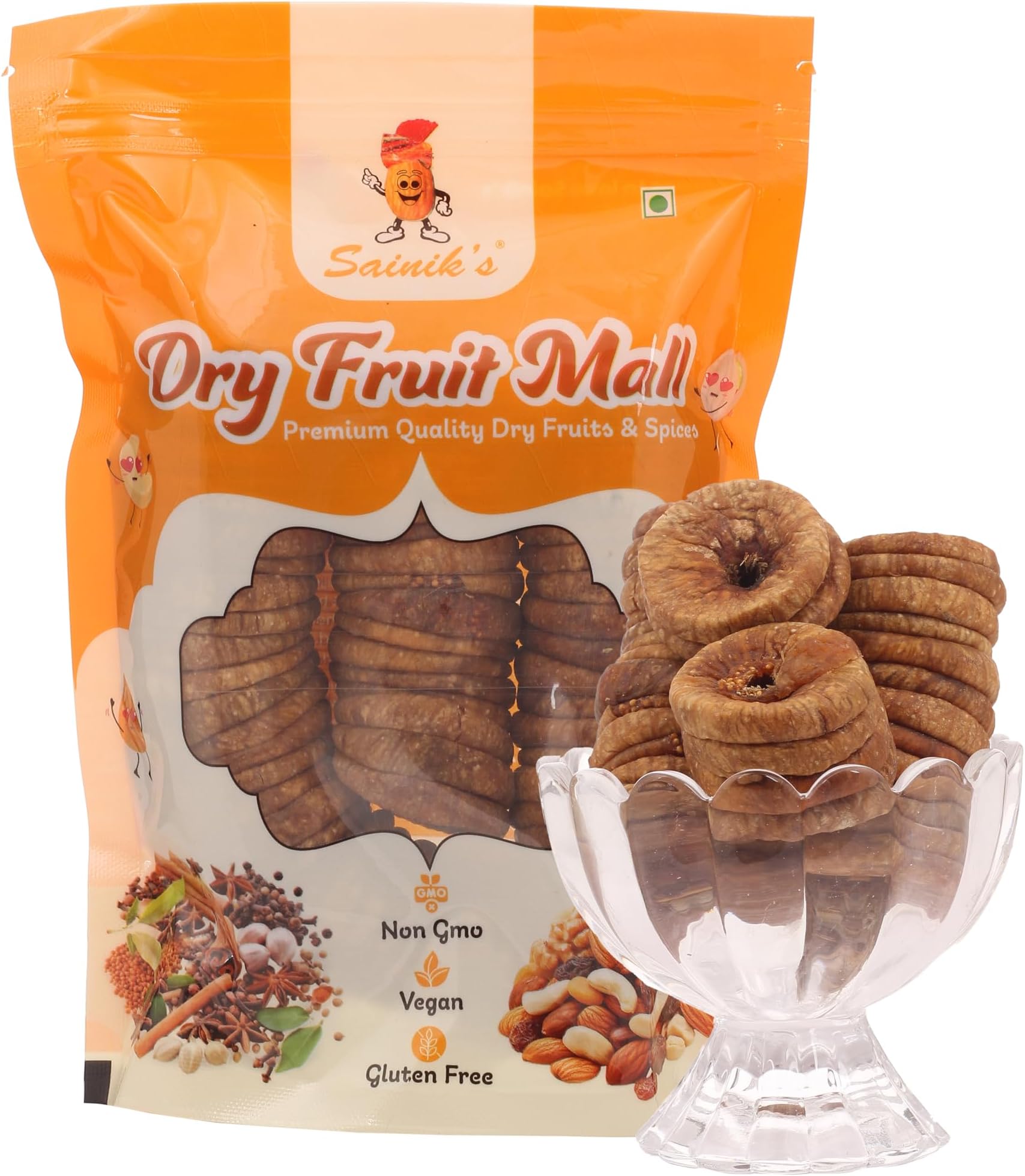 Anjir Dry Fruit | Dried Figs, Sukha Anjir | Figs/Sukha Anjeer - 500 grams