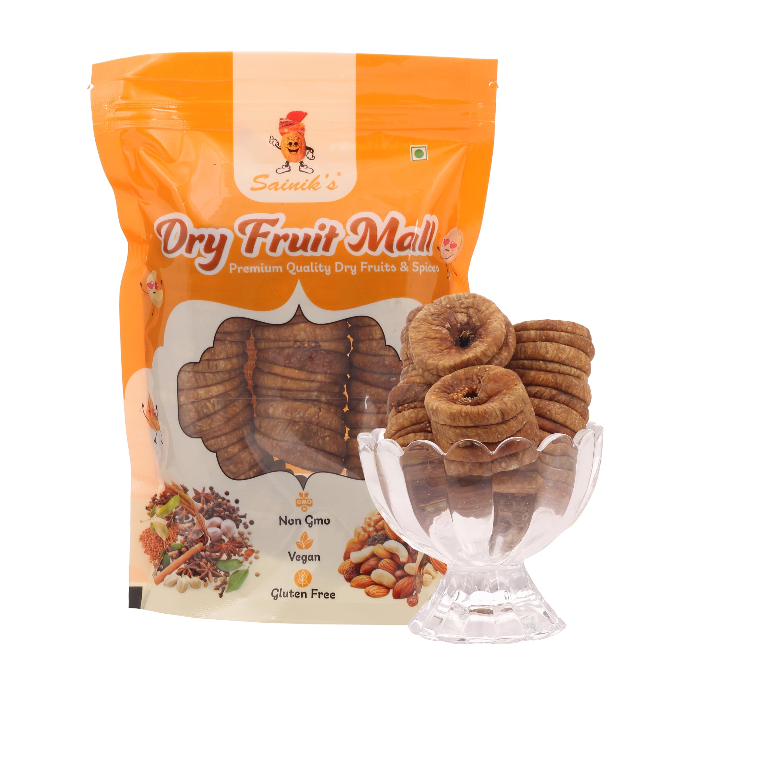 Anjir Dry Fruit | Dried Figs, Sukha Anjir | Figs/Sukha Anjeer - 500 grams