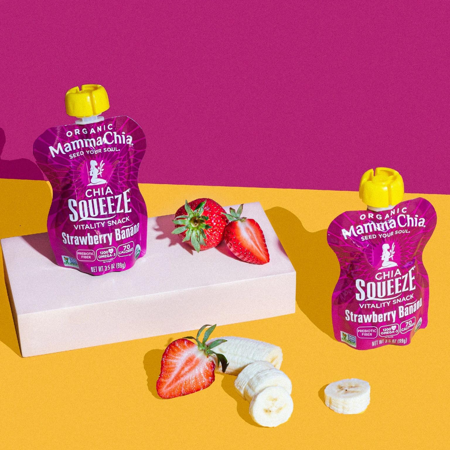 mama-c♥️ Amazon.com: Mamma Chia Organic Vitality Squeeze Snack, Strawberry