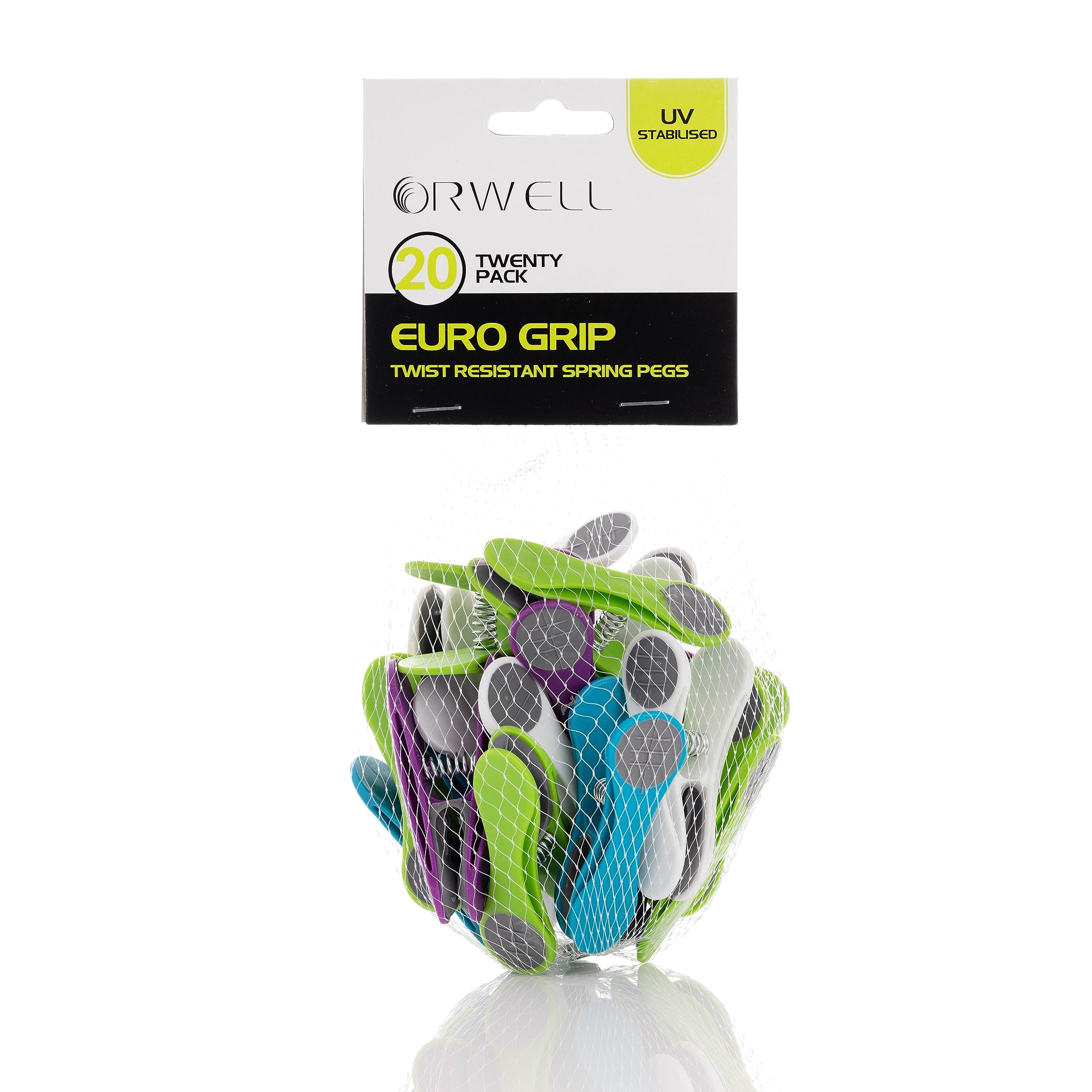 Orwell Euro Grip Spring Peg 20 Pack