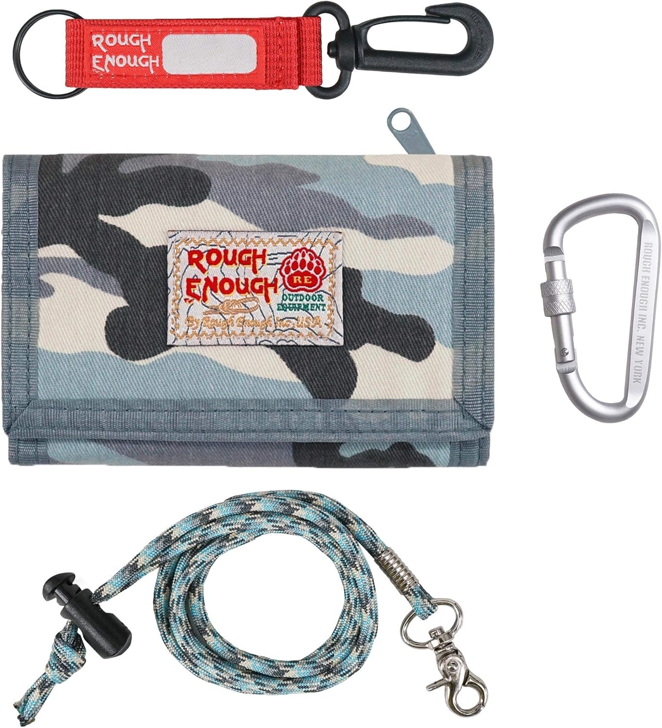 Rough Enough Boys Fashion Wallet Canvas Kids Wallets Bundle Set : Clothing, Shoes & Jewelry