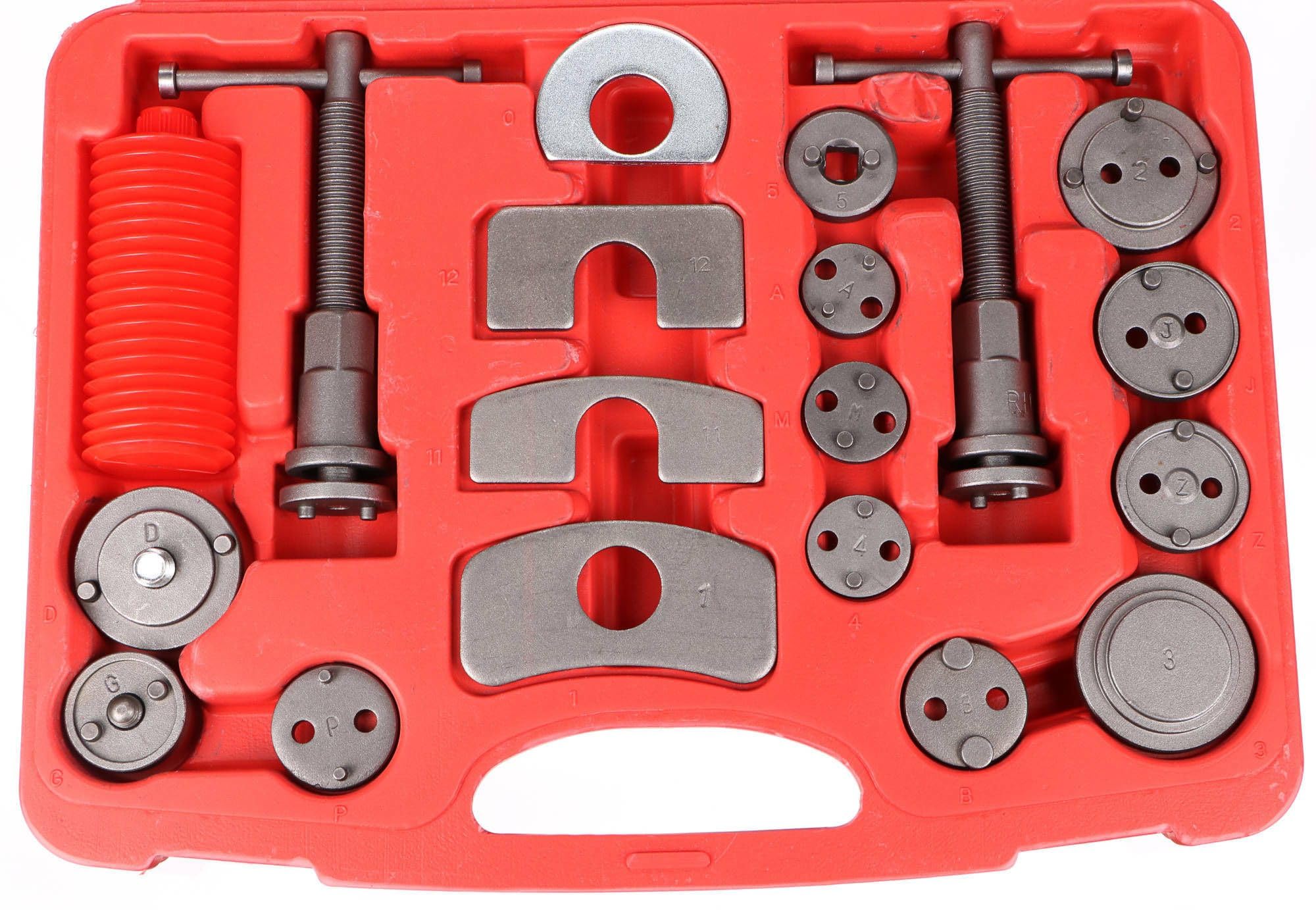 Mechanic Brake Set 35 | Juego de reposicionador de pistones de Freno 35 pzs | Reposicionar el pistón de Freno al Cambiar los Discos | Las Zapatas o Las Pastillas de Freno