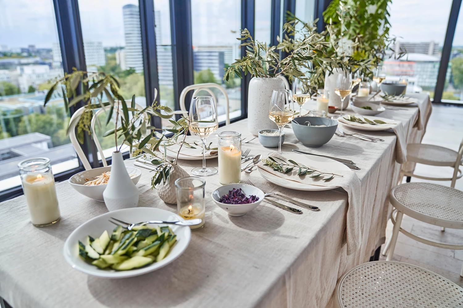 ZWILLING Greenwich Cutlery Set, 68 Pieces, for 12 People, 18/10 Stainless Steel, High Quality Blade Steel, Polished, Silver