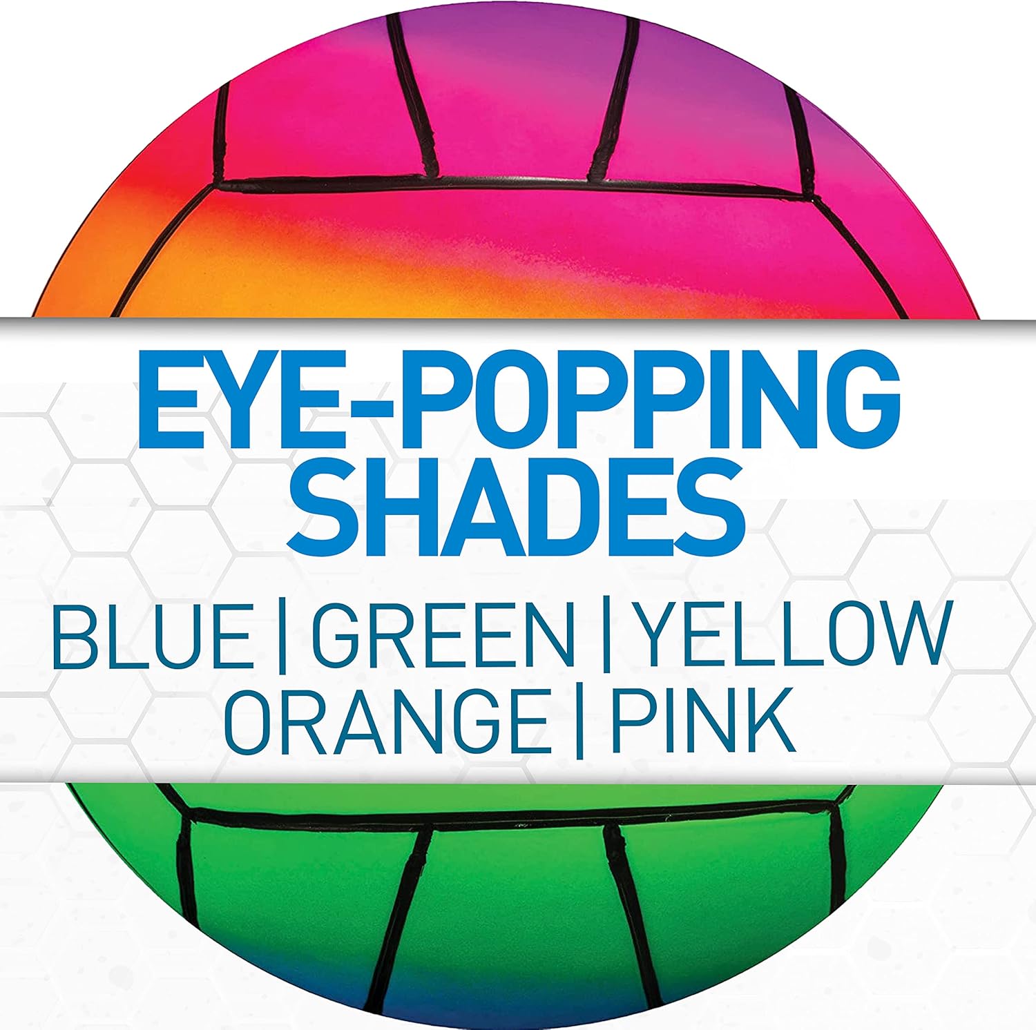 Franklin Sports Kids Soft Volleyball - Vibe Kids Indoor + Outdoor Volleyball - Soft Plastic Volleyball + Playground Ball for Four Square, Kickball + Kids Games - 8.5" Rainbow Volleyball : Sports & Outdoors