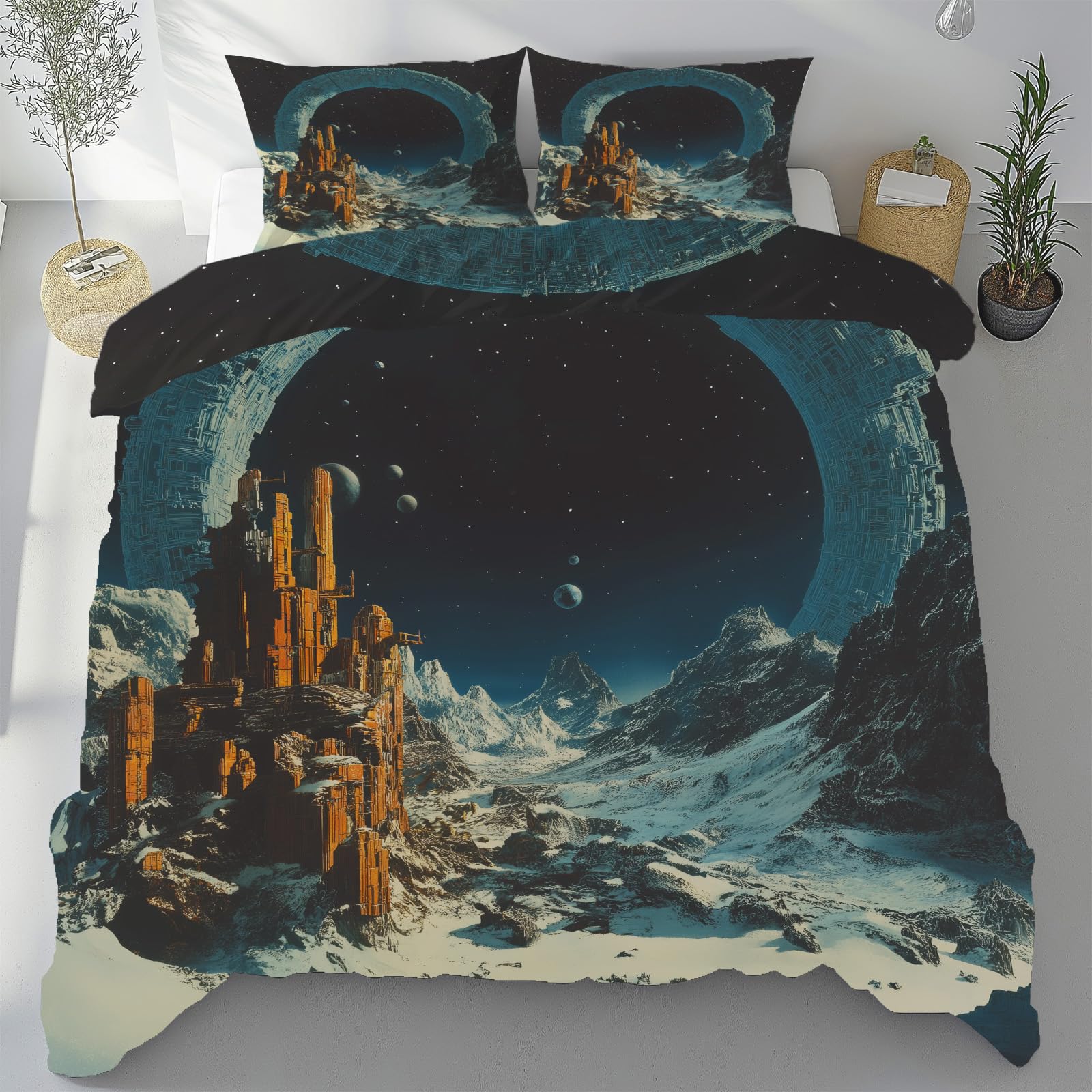 Parure de lit univers science-fiction pour transformer l'ambiance de votre chambre