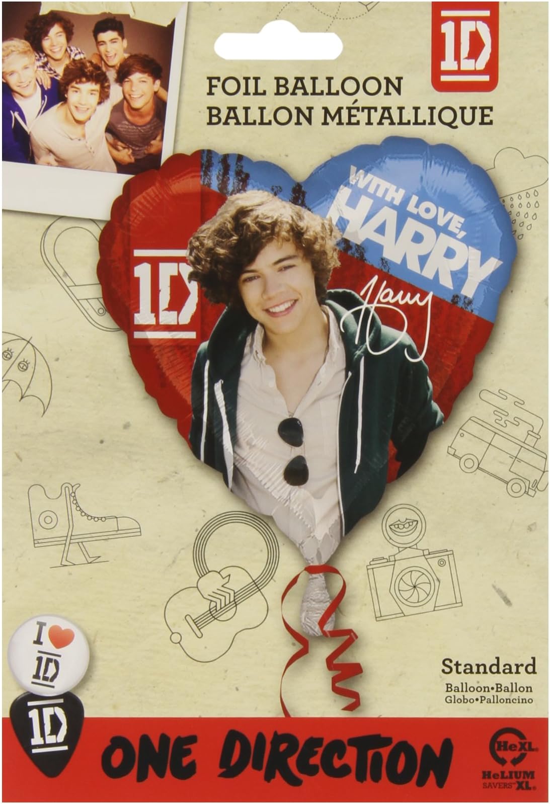 Amscan International Sd-h One Direction Harry