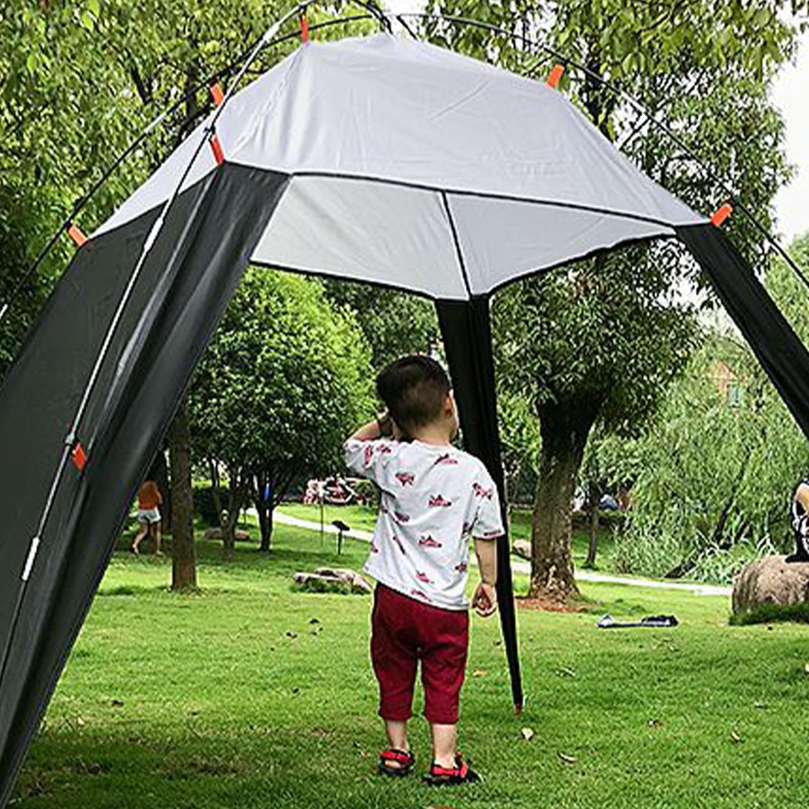 Pare-soleil portable | Auvent de protection UV pour piscine et jardin | Pare-soleil léger et imperméable pour le camping, la randonnée, la randonnée, la pêche et les activités de plein air
