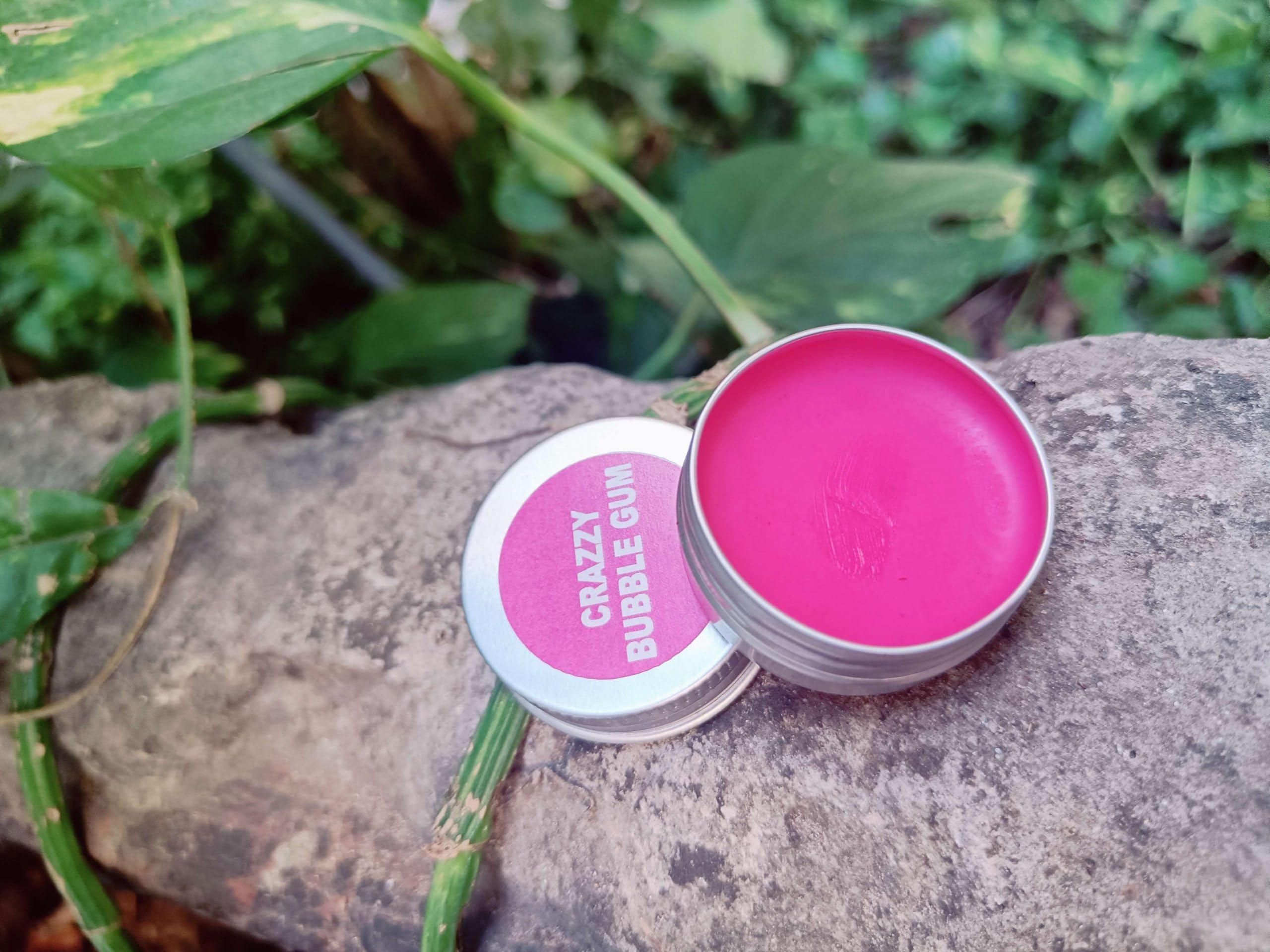 Neera Natural Crazy Bubble Gum Pink Balm Fun and Moisturizing Lip Balm for Playful Lips - 10g