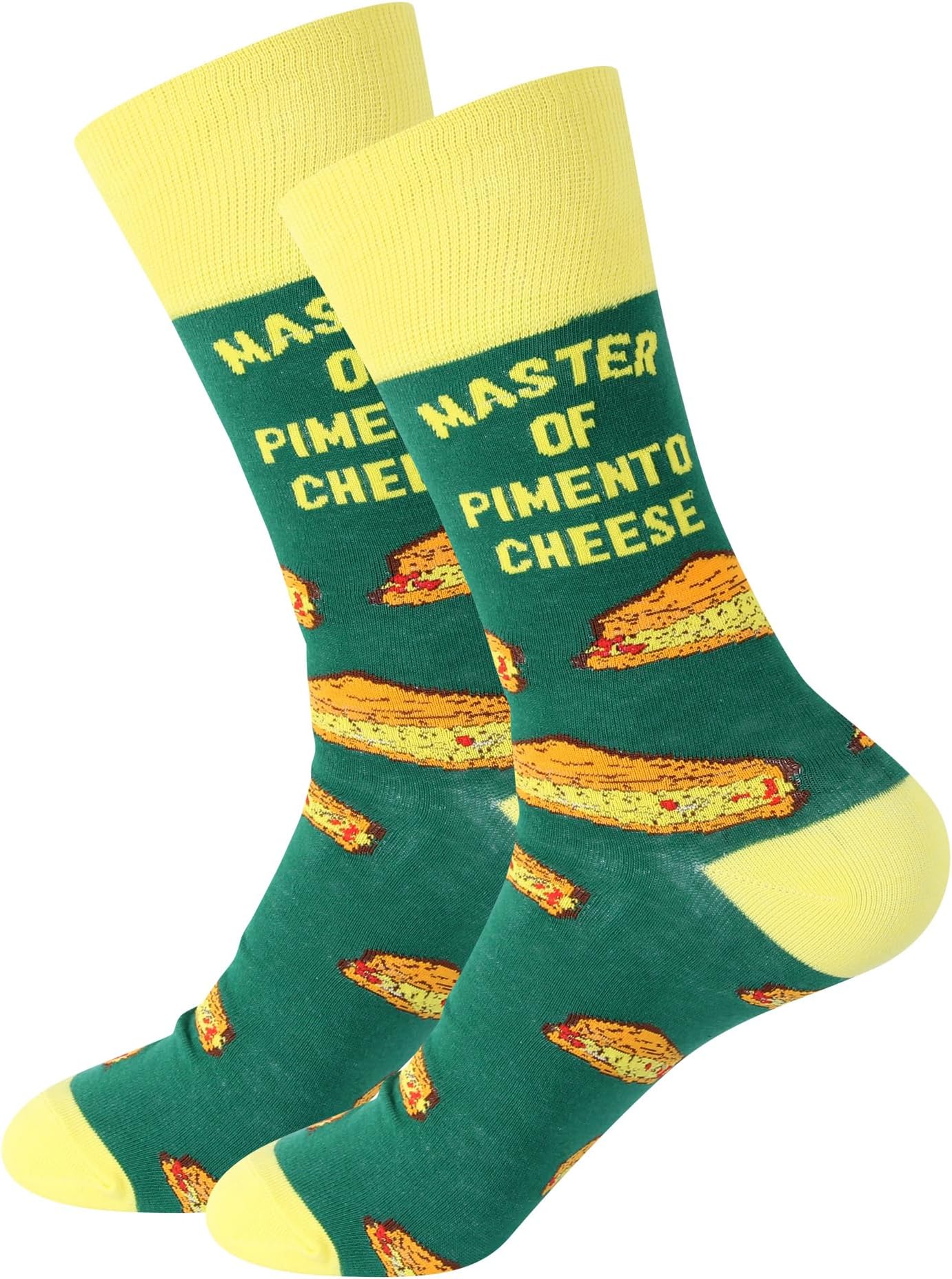 Barrel Down South Golf Socks for Men – Golf Themed Crew Socks – Gift for Birthday, Father's Day – Fun Golf Accessories