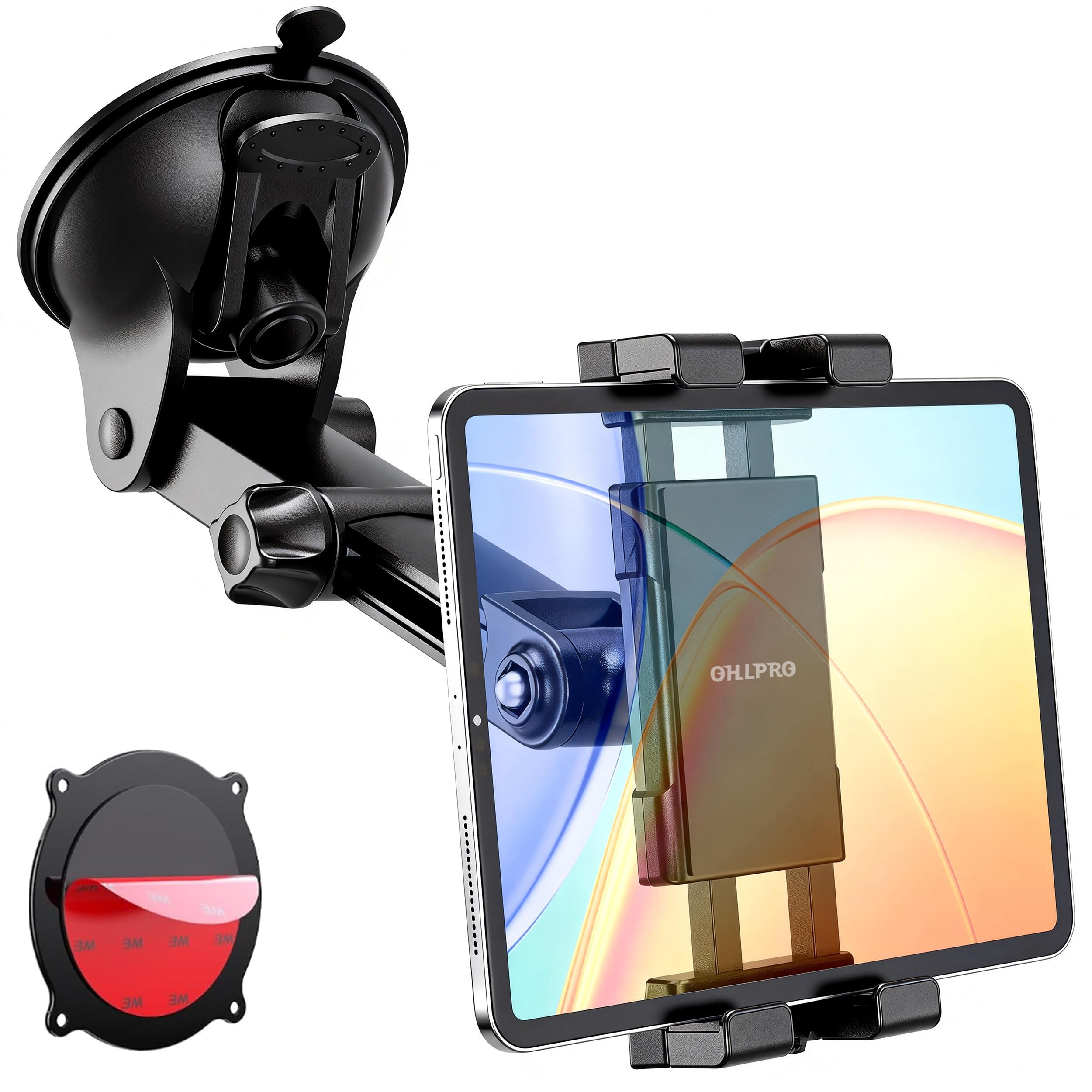 OHLPRO Tablet Holder for Car Dashboard & Windshield