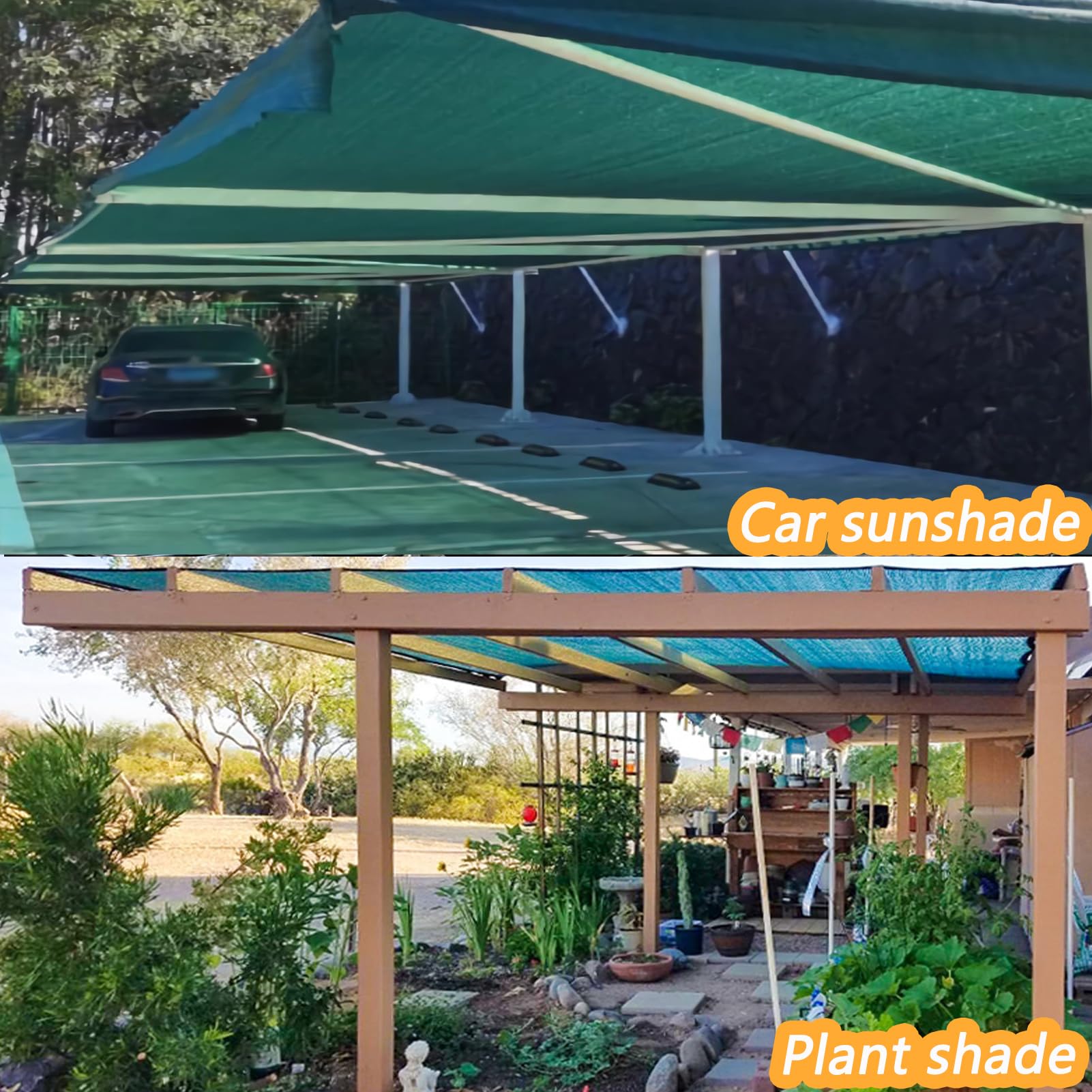 Mallas de Sombreo Verde Oscuro Red de Sombra con Ojales,Toldo 6X10m Rectangular Exterior para Agricola Huerto Patio Plantas Proteccion Balcon,Transpirable Red de Protección Solar