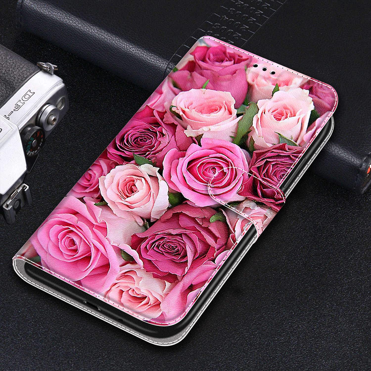 ATISIJIE Custodia Per Xiaomi Redmi Note 9T 5G – Fiori Trasparenti, Silicone TPU Morbido, Disegno Floreale