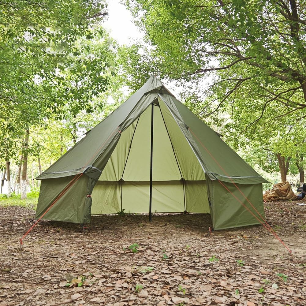 Amazon | ベルテント ワンポール 320cm 2-4人用 薪ストーブ 煙突 防火