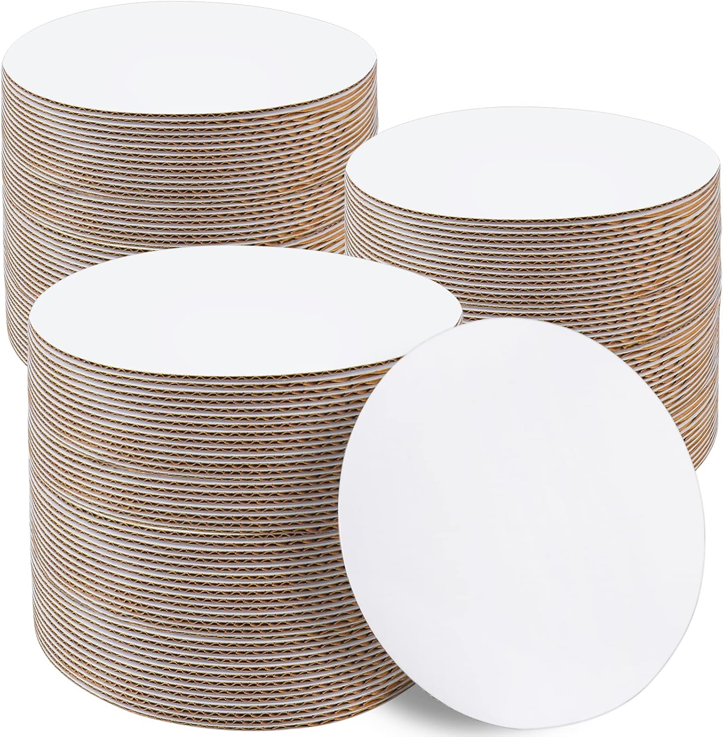 Sudaya 50 PCS Round Cake Boards 10 Inch Round, Disposable