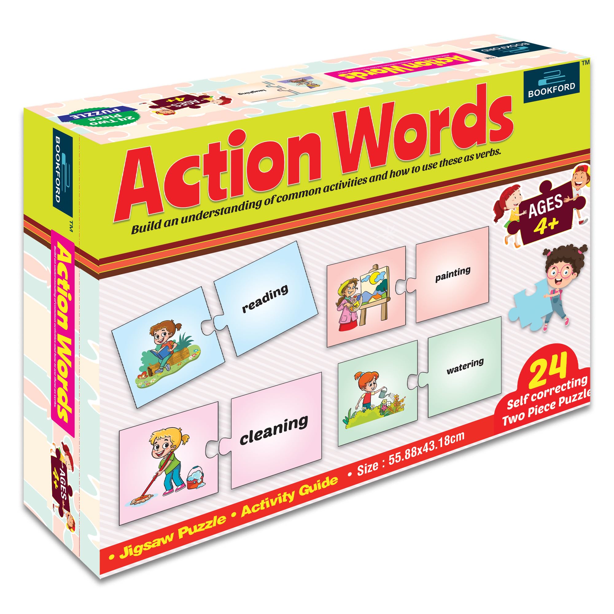 See full amazon price history chart for BOOKFORD Action Words Jigsaw Puzzle Game & Fun and Learning Educational Toy for Kids (48 Pieces) BOOKFORD Action Words Jigsaw Puzzle Game & Fun and Learning Educational Toy for Kids (48 Pieces) (8119965221) Amazon Price History, Amazon Price Tracker