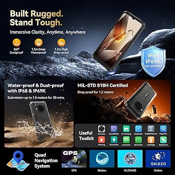 Amazon.com: Blackview BV6200Plus Rugged Phone Android 15, 98dB