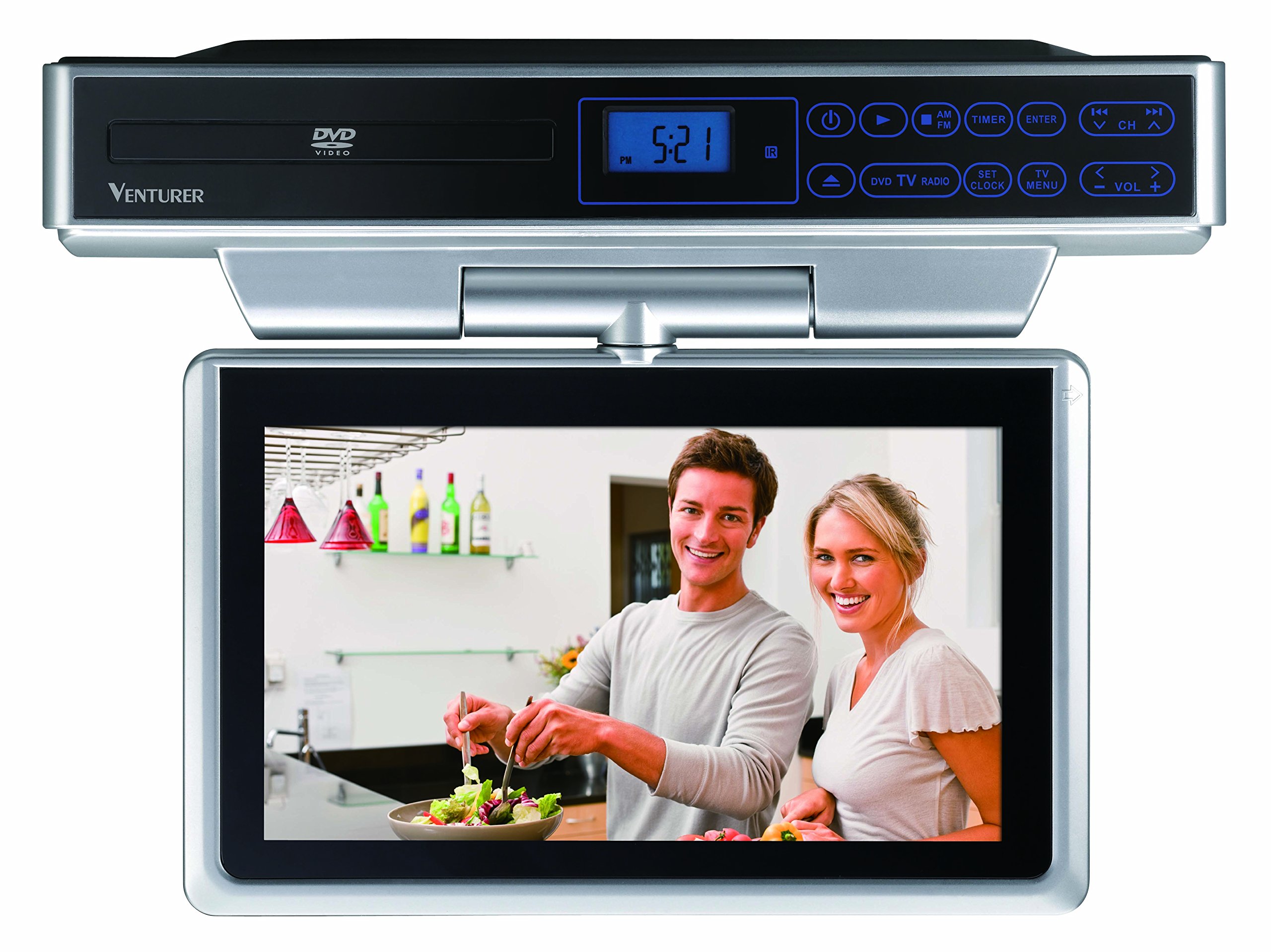 テレビ Lunapii Amazon.com: Venturer KLV39103 10-Inch Under-Cabinet LCD TV/DVD