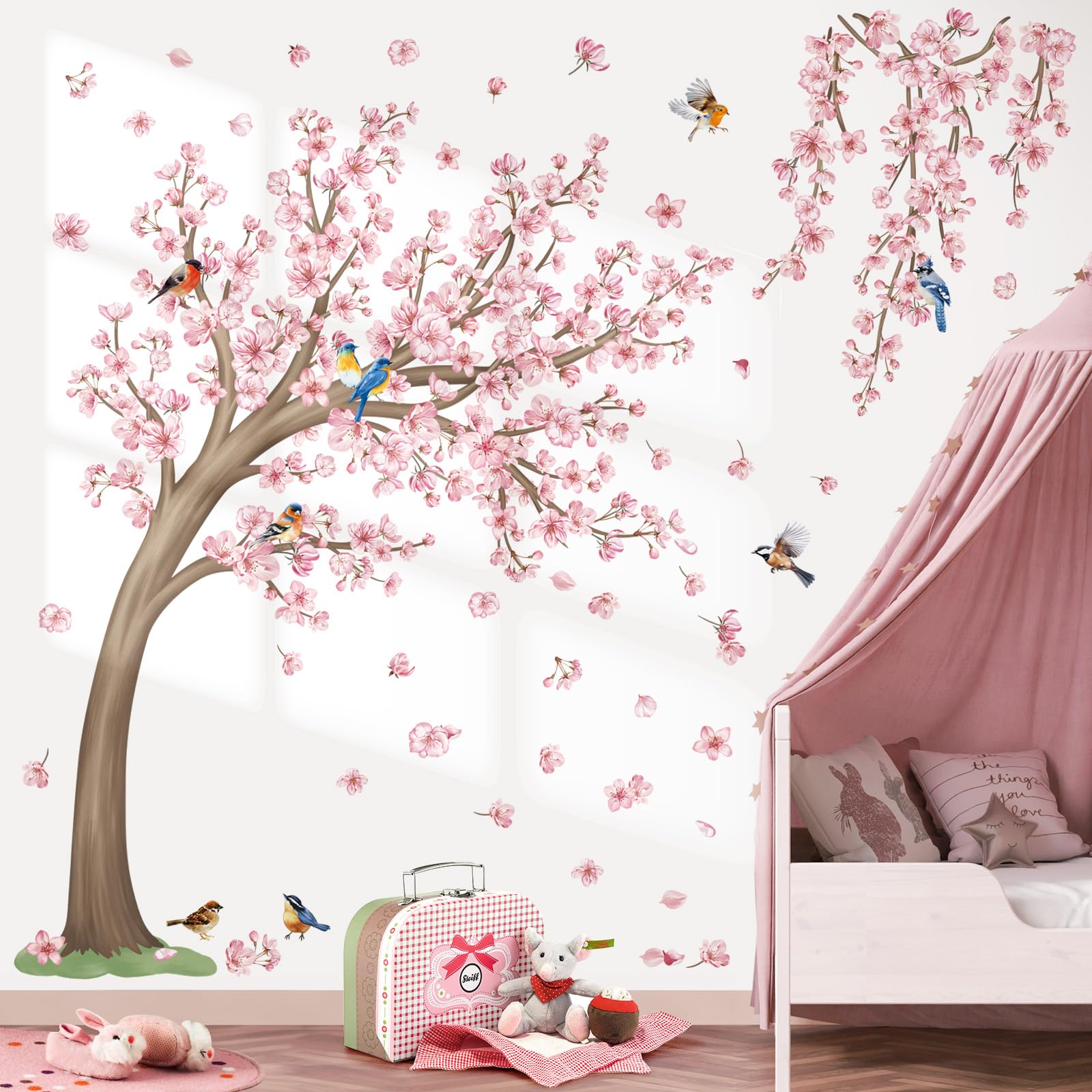 Stickers Muraux Branche de Fleur Autocollant